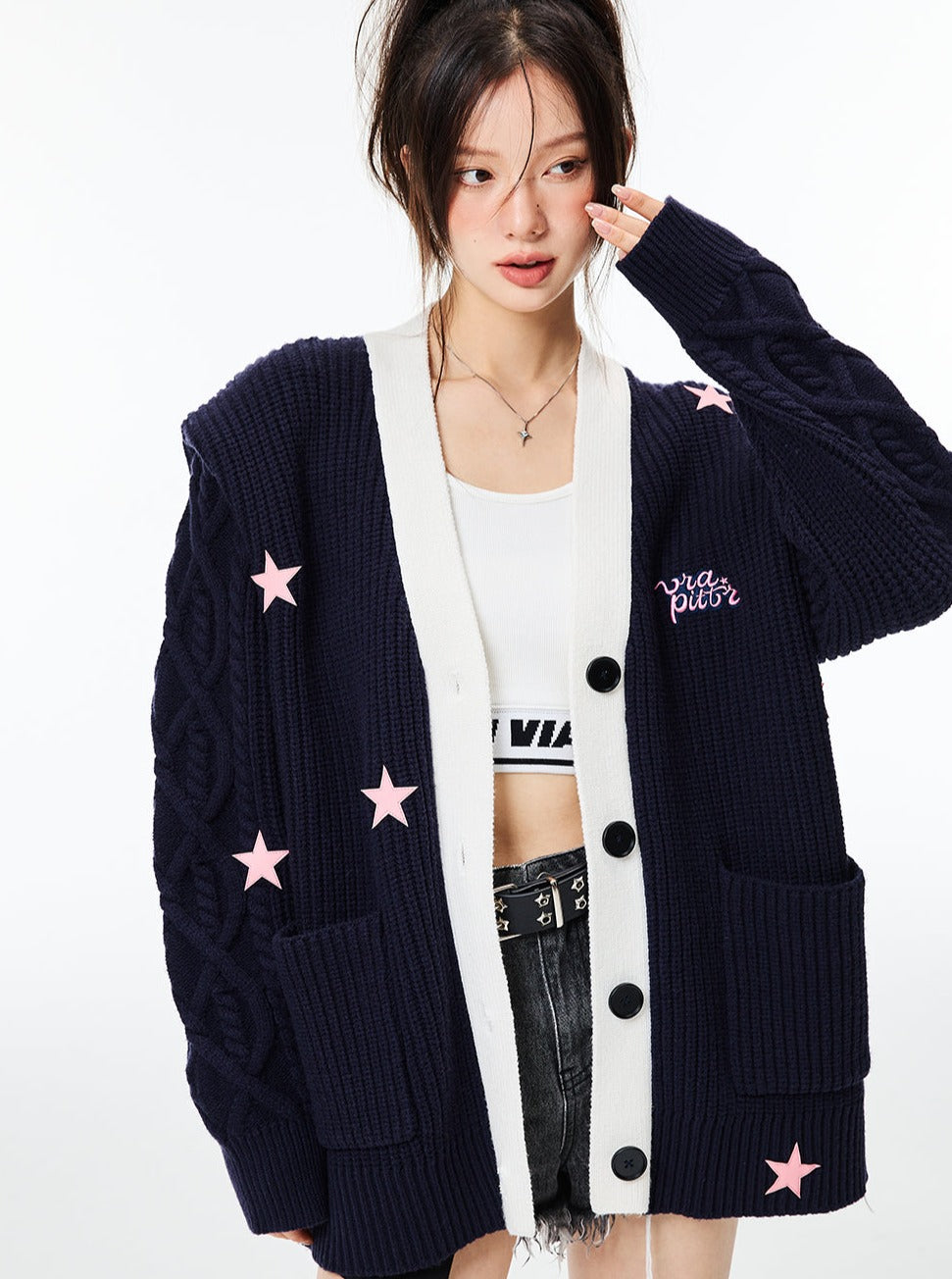 American Loose Knit Jacket