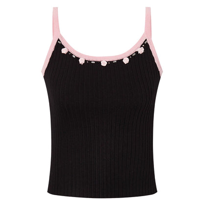 Striped Beaded Camisole