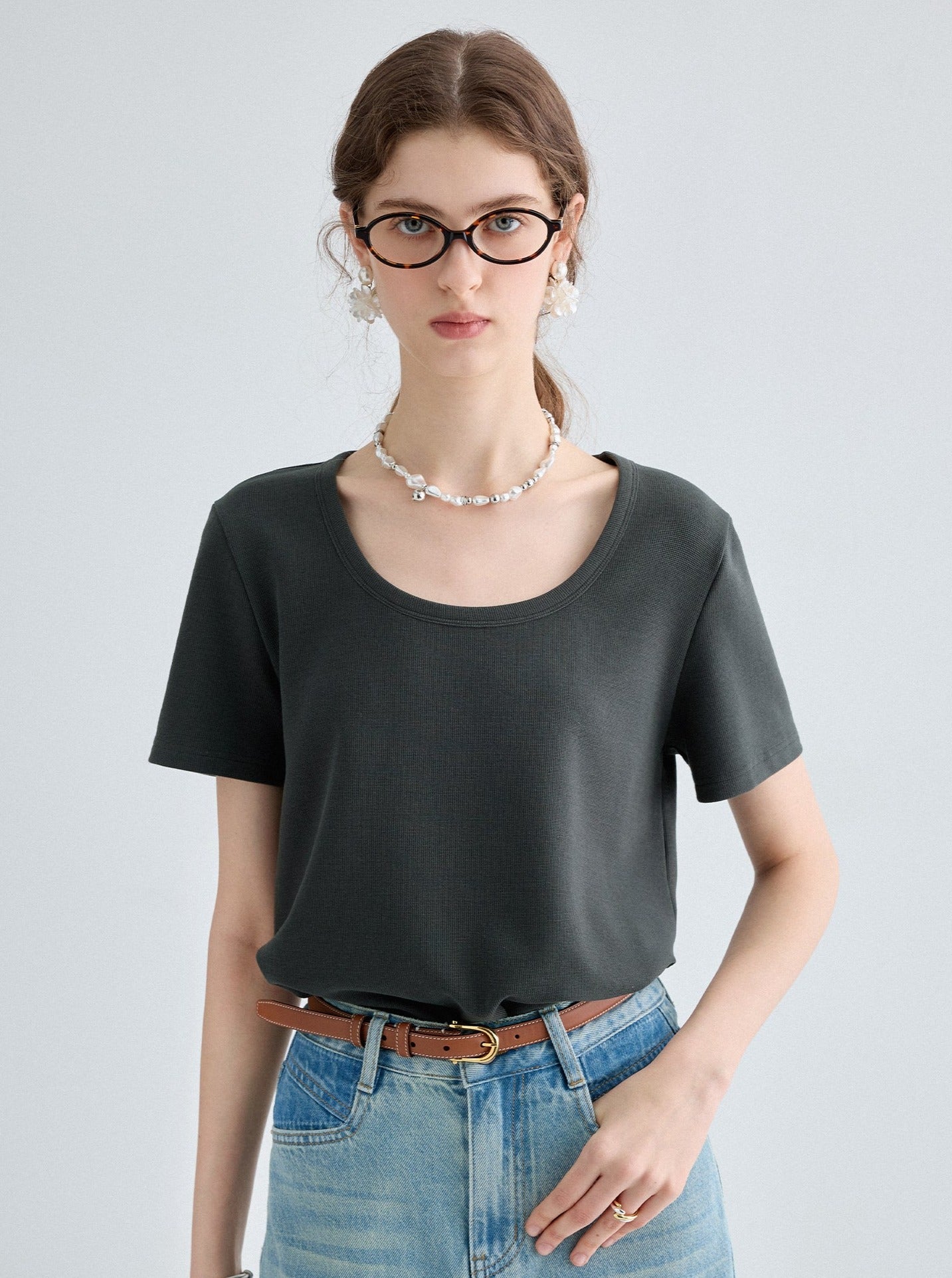 Versatile Solid Color Top