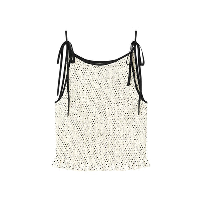 Sommerliches Sweetheart-Top mit Polka-Dots