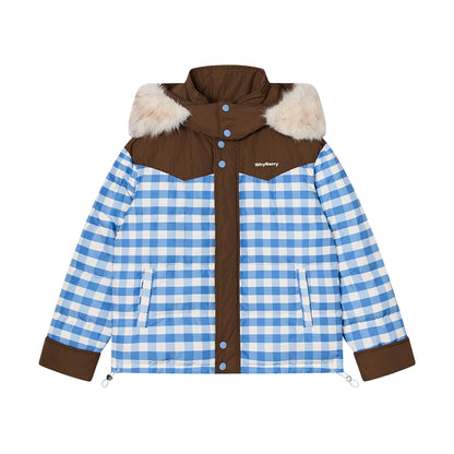 Warm Cotton Check Jacket