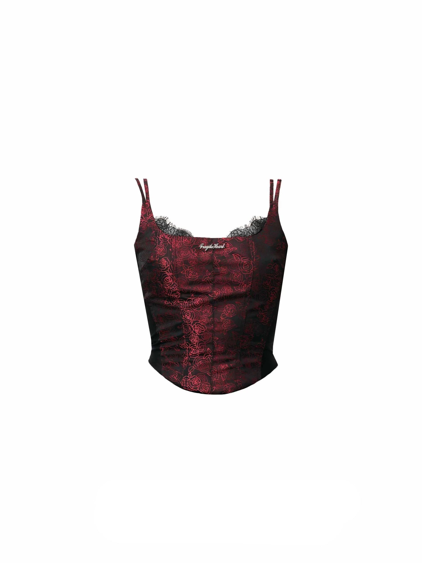 Vintage Lace Suspender Vest Top