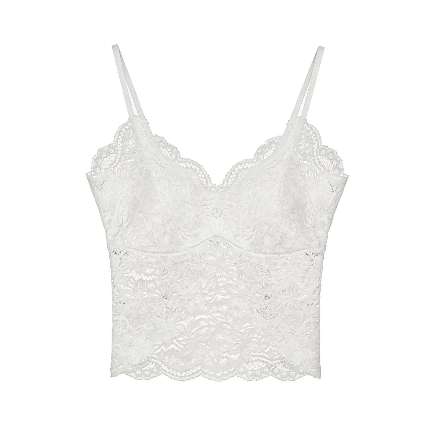 Lace Patchwork Camisole Vest
