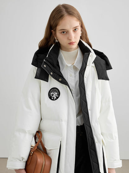 Hooded College Style Jacket