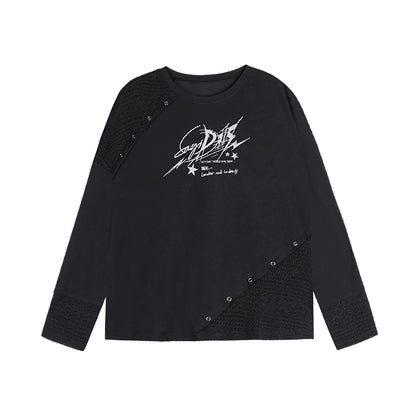Fighting Spirit Knitted Long-Sleeved T-Shirt