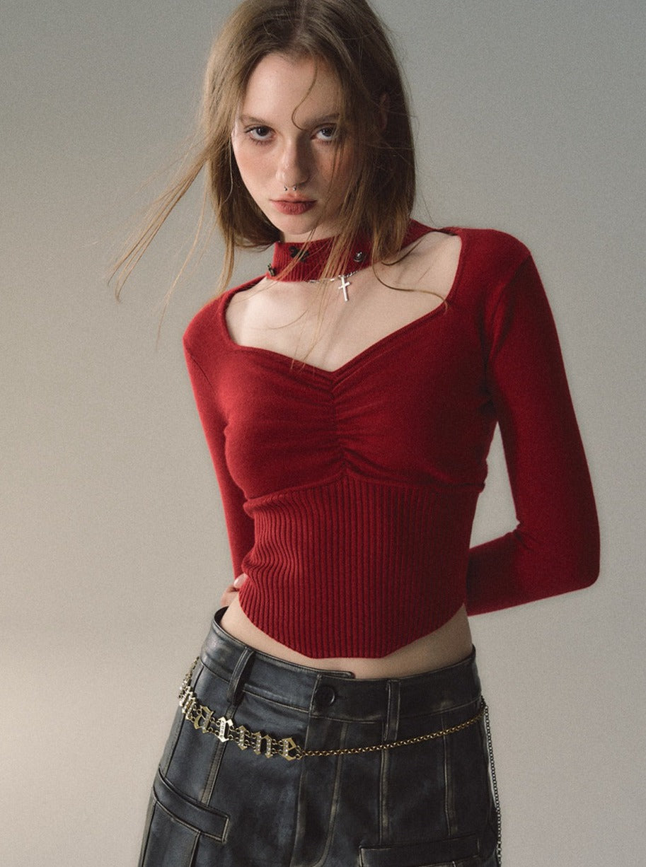 halter neck sweater