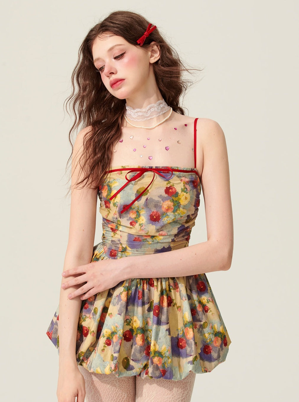 Weniger auch Auge Frühling malerische Ölgemälde Kleid Frauen Sommer Design Sinn dünne sundress, A-Linie Tutu Rock kurzen Rock