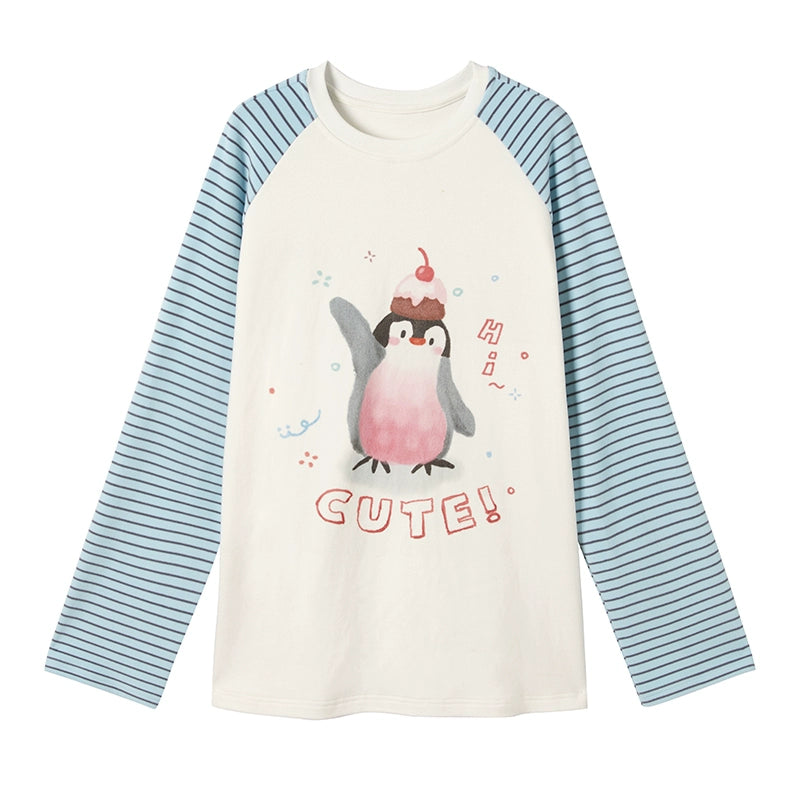 Raglan Striped T-Shirt