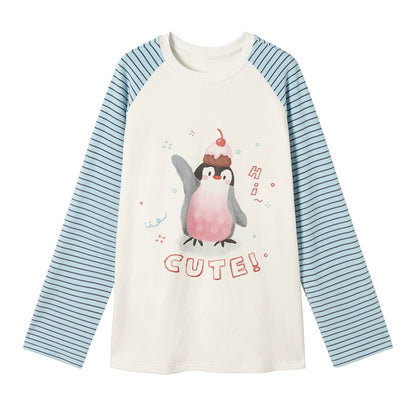 Raglan Striped T-Shirt