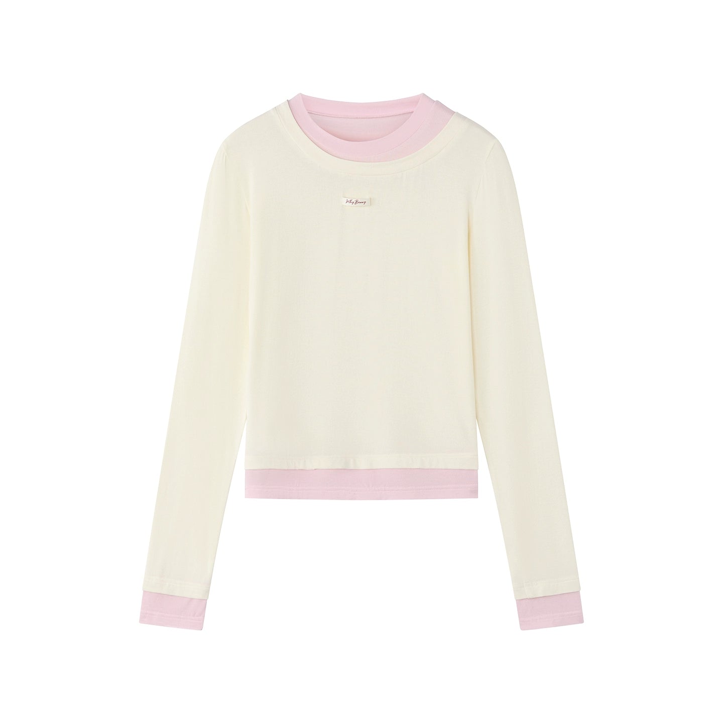 Fake Two Piece Base Layer Silk Top