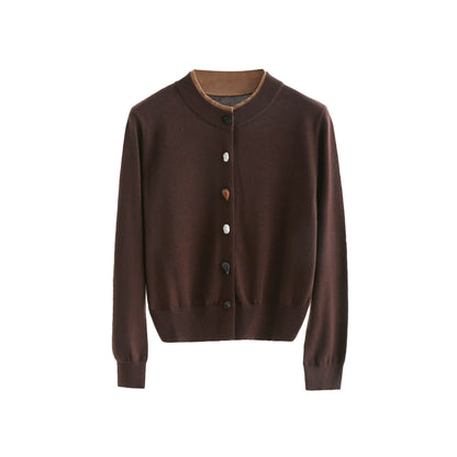 Premium Wool Slim Cardigan Sweater