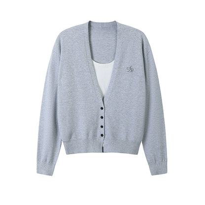 Fashionable V-Neck Cardigan