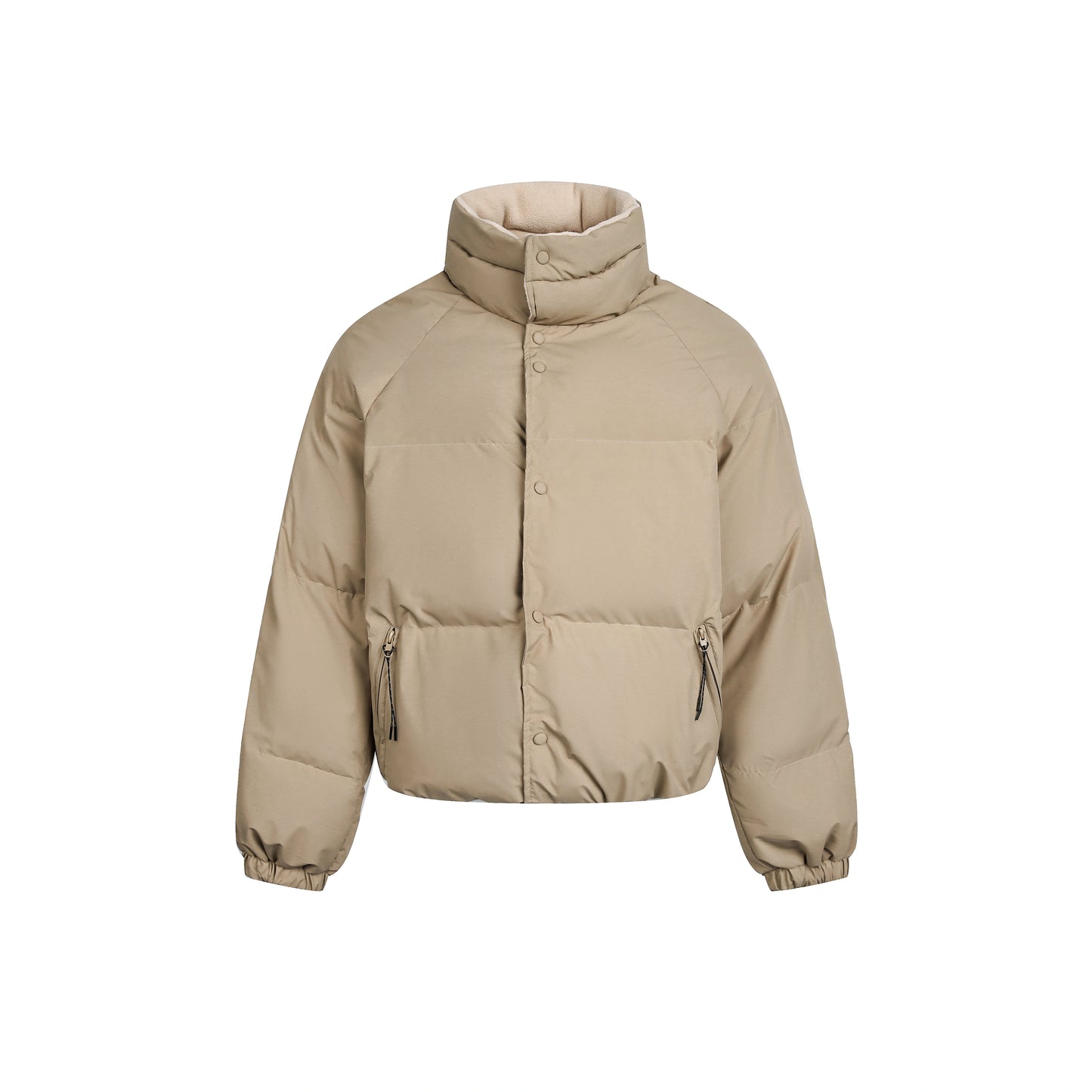 Color-Blocked Cotton Winter Jacket