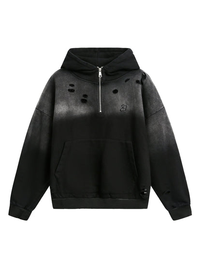 Vintage Distressed Sweat Jacket