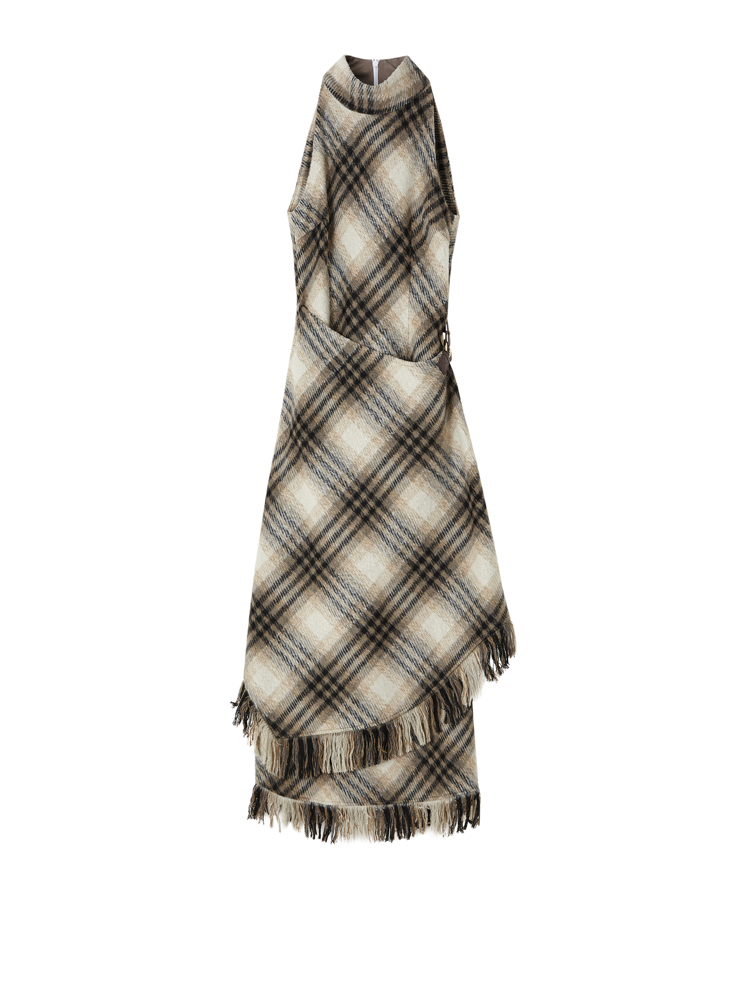 Plaid Woolen Suit Set-Up