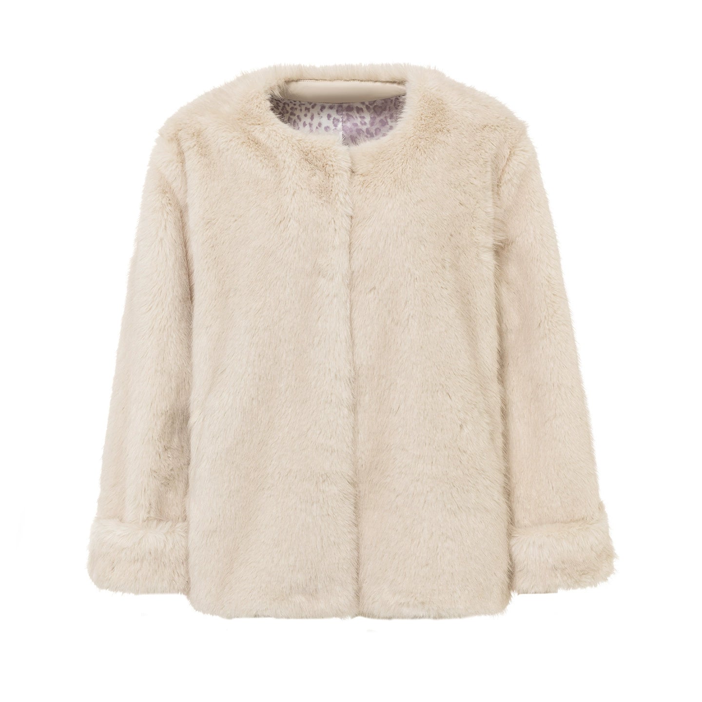 Slavic Aesthetics Fur-Cuffed Jacket