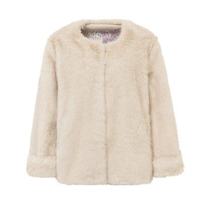 Slavic Aesthetics Fur-Cuffed Jacket