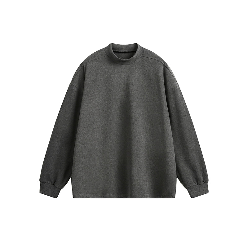 Solid Color Long Sleeve Loose Sweatshirt