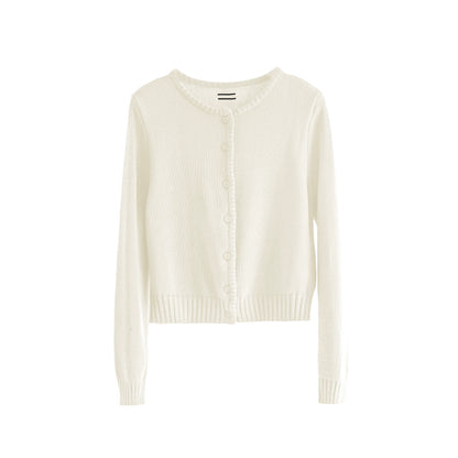 Woven Texture Knit Cardigan