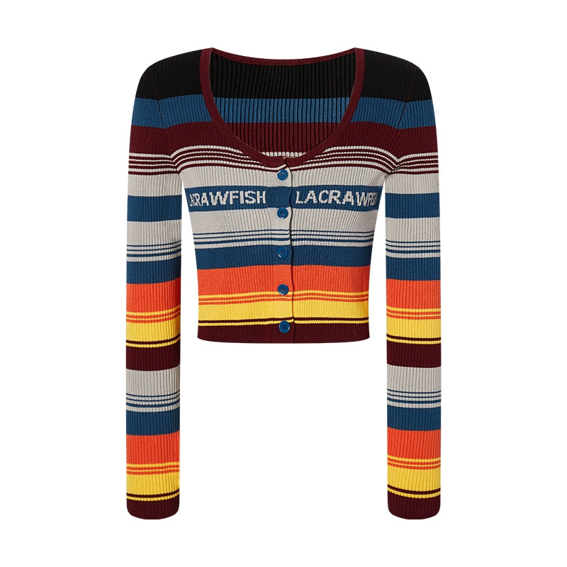 Rainbow Knit Sweater