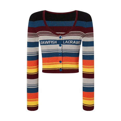 Rainbow Knit Sweater