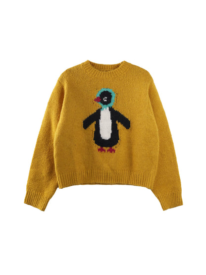 Scarf Penguin Wool Sweater