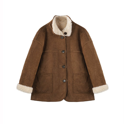 Premium Suede Reversible Coat