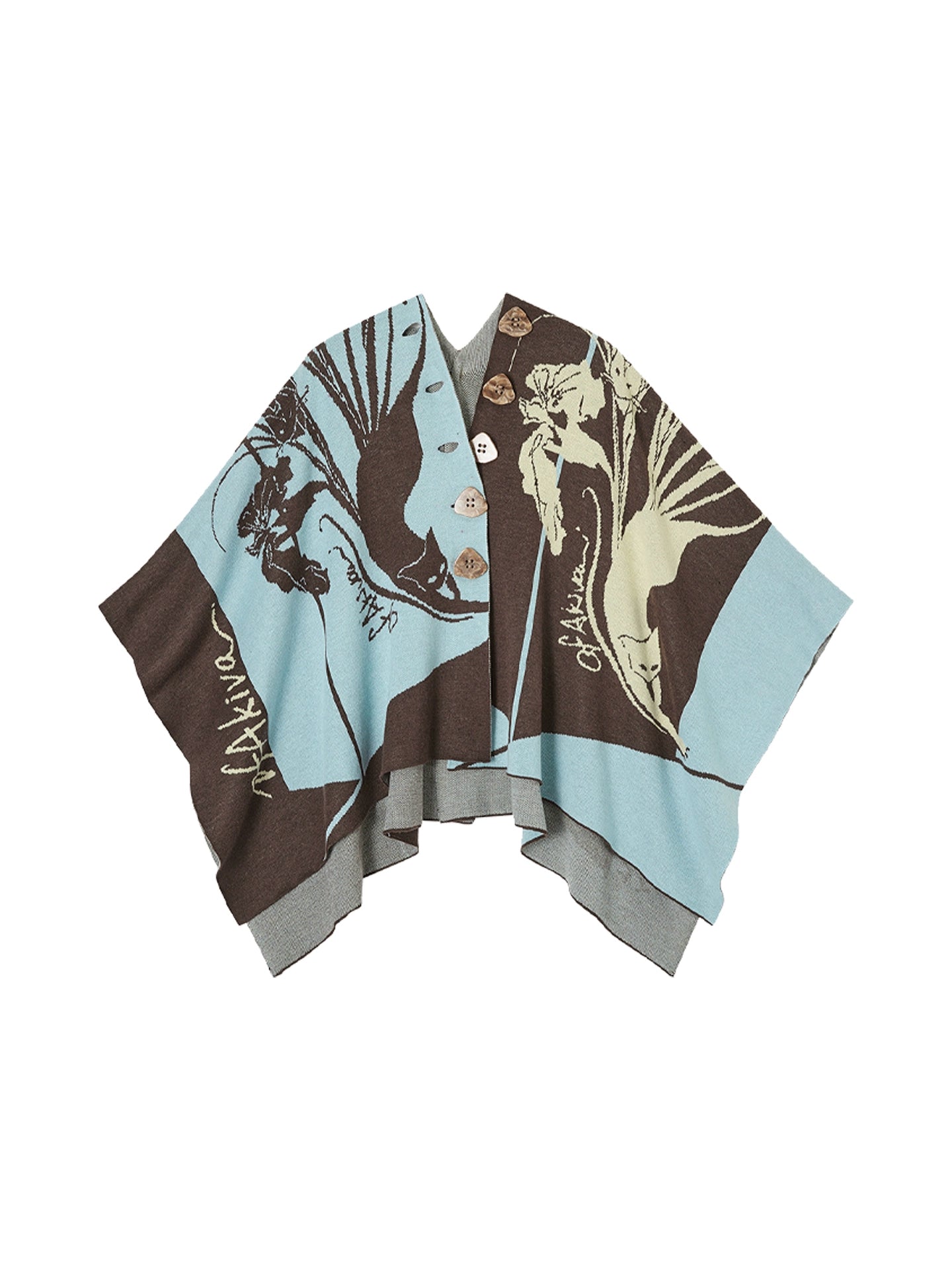 Purple Gold Hand-Painted Knitted Set-Up