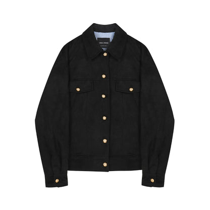 Imitation Suede Jacket