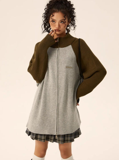 loose casual knitwear outer