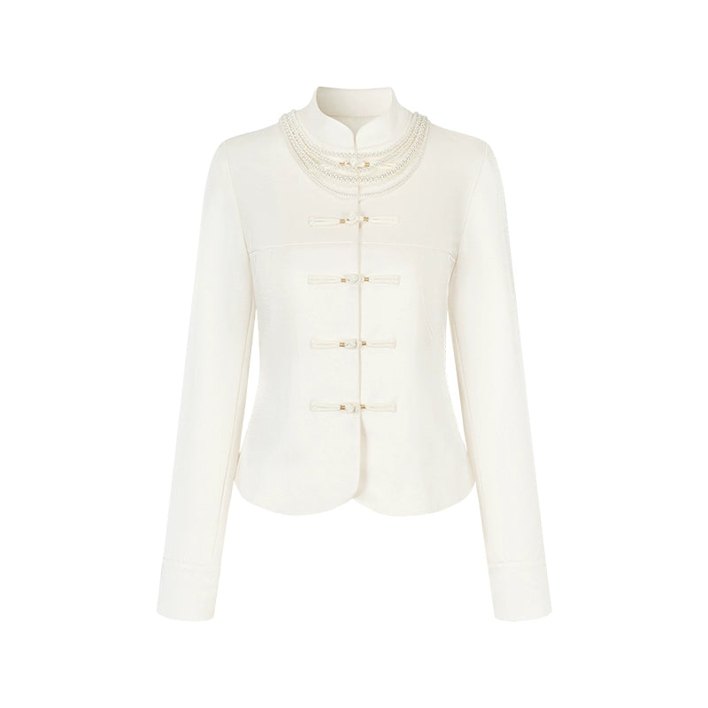 Satin Modern Fit Winter Coat