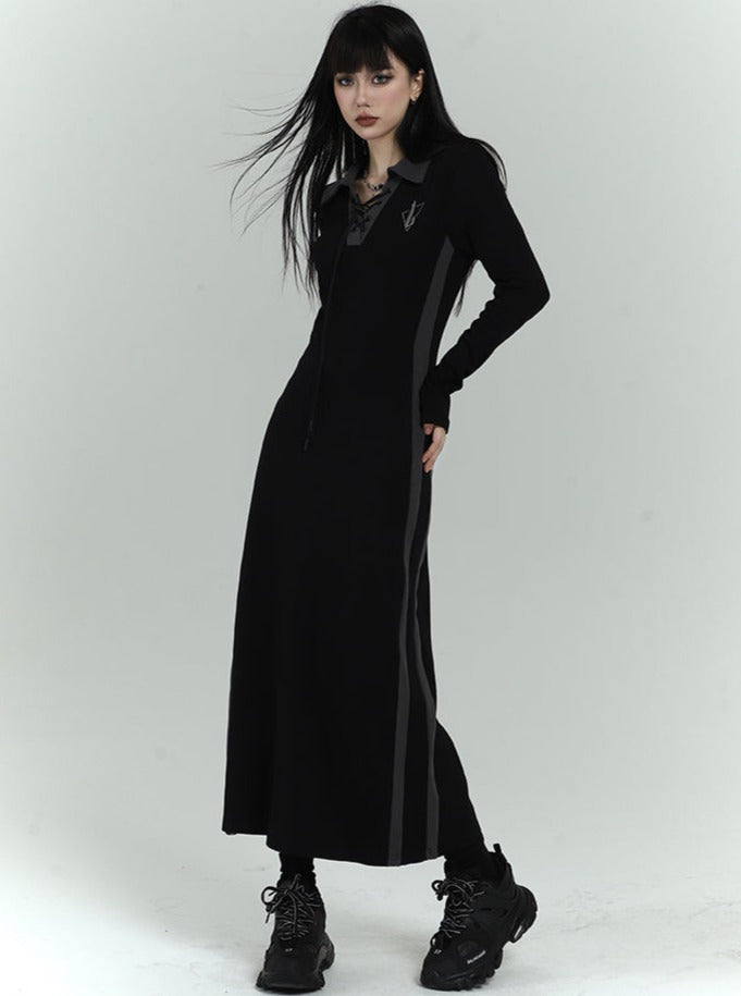 Ghost Girl Black Long Skirt Dress