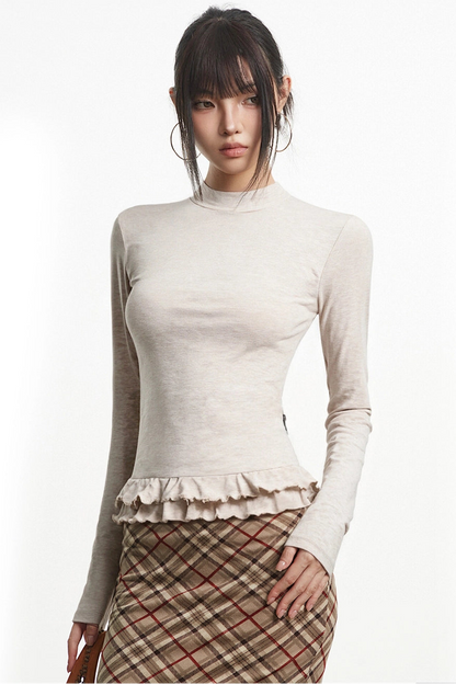 Autumn Lace Sleeve Inner Top