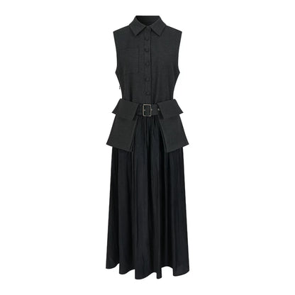 Ink Tone Rhythm Dress