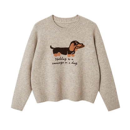 Dachshund Soft Knit Sweater