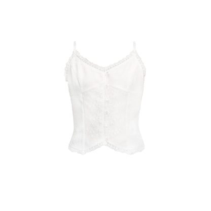 Lazy V-Neck Knit Top