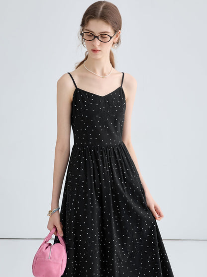 Vintage Polka Dot Resort Kleid