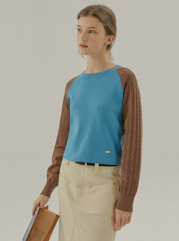 Raglan Sleeve Sweater Top