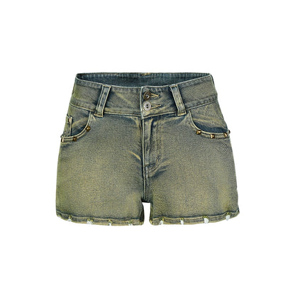 Nostalgic Denim Shorts Pants