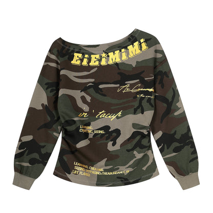 Retro Spice Girl Long Sleeve Sweatshirt Top