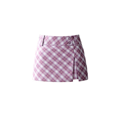 Misty Purple Patchwork Blouse Set-Up