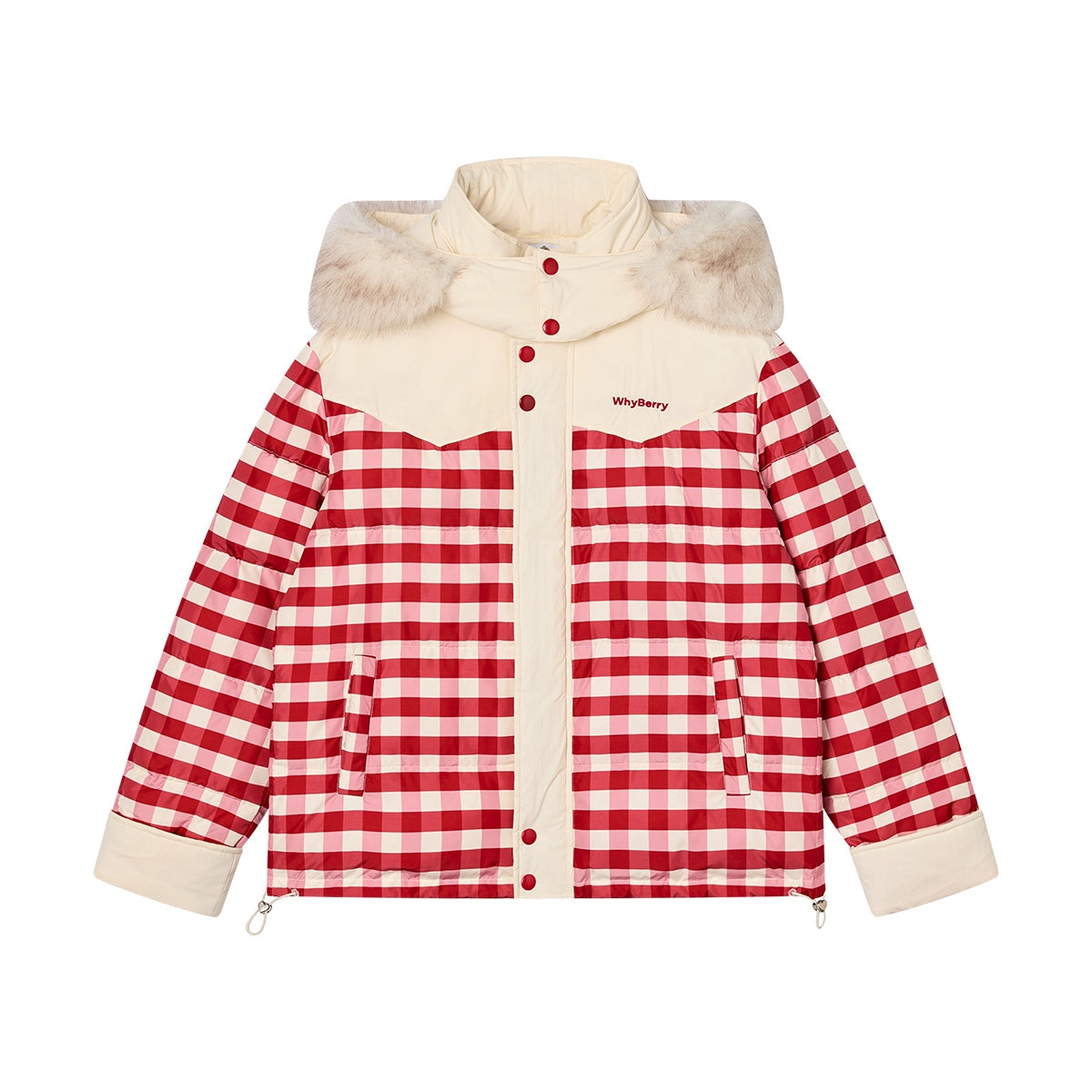 Warm Cotton Check Jacket