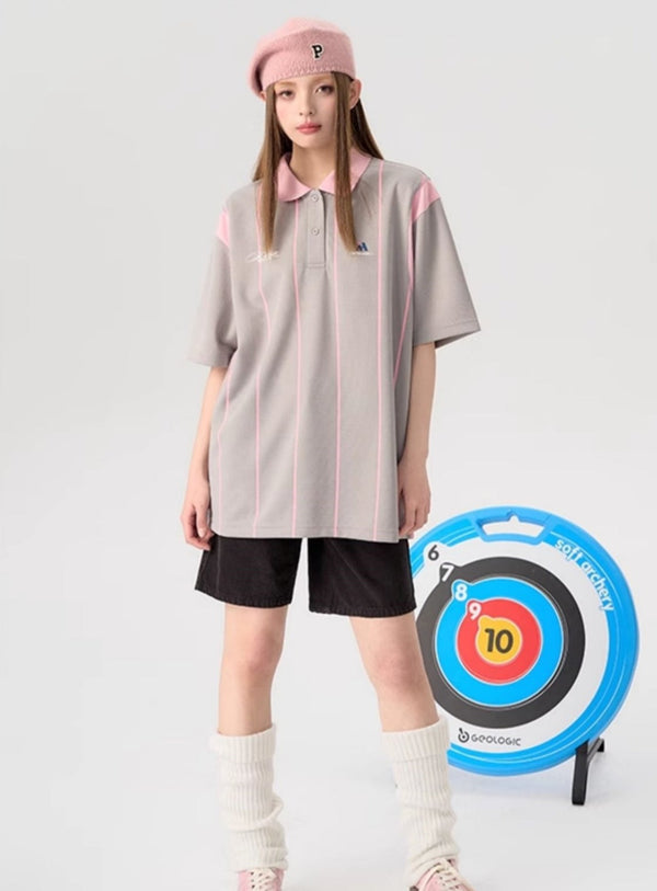 Loose American Polo T-Shirt