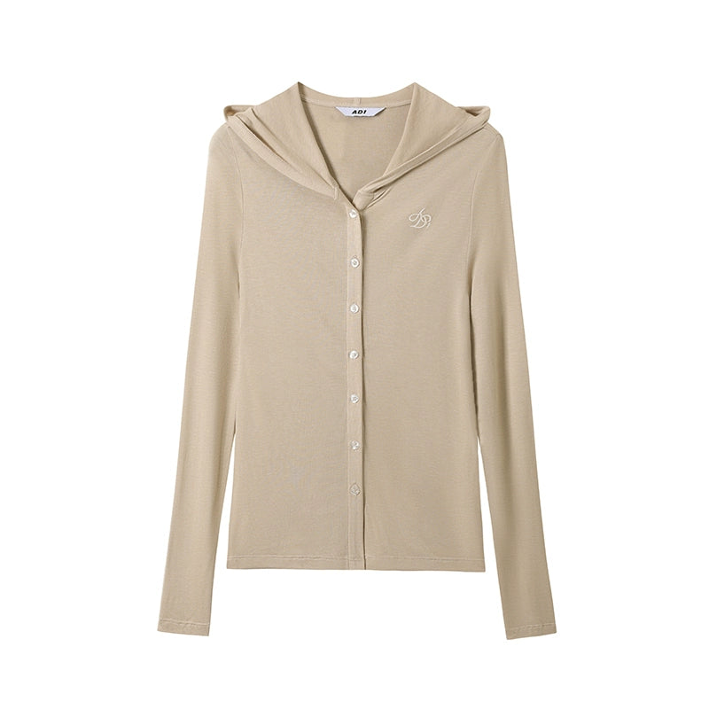 Hooded Sheer Sunscreen Cardigan Coat