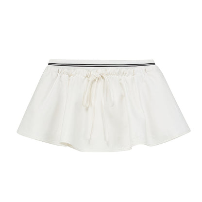 Vintage Embroidered Cropped Skirt