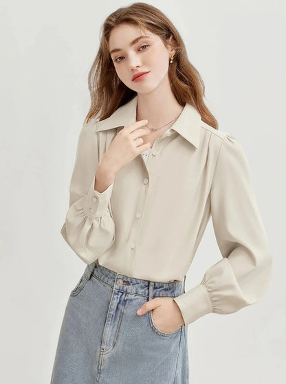 French Temperament Long Sleeve Shirt