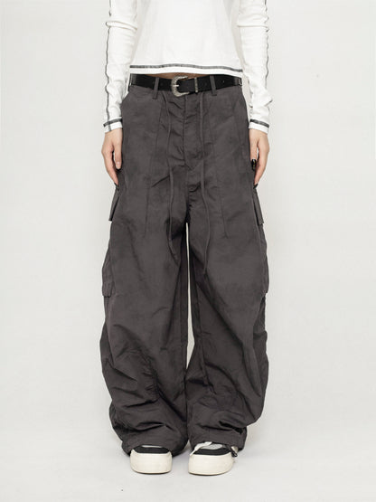 Retro Loose Casual Cargo Pants