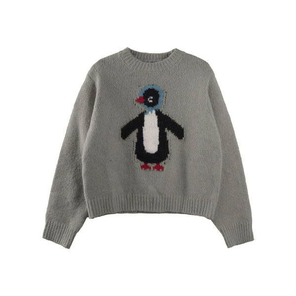 Scarf Penguin Wool Sweater