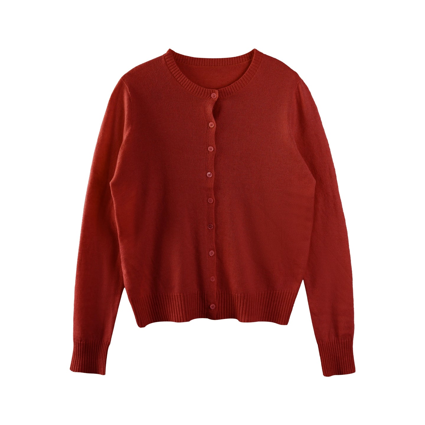 Multi-Color Snowflake Knitted Cardigan