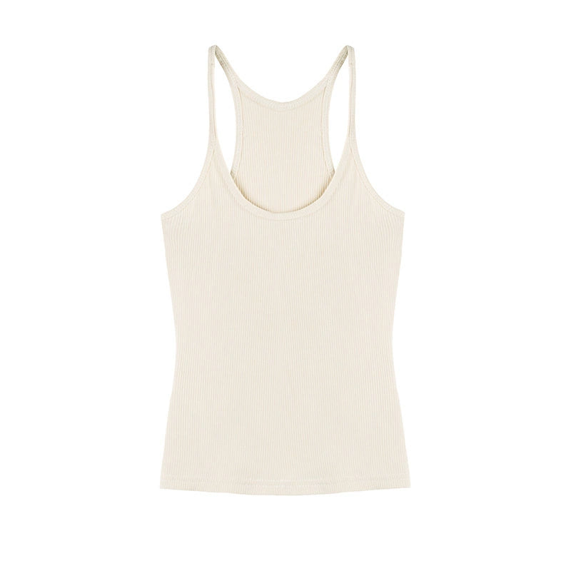 American Elastic Thin Strap Vest Top